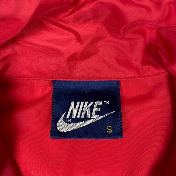Vintage 80s Nike Blue Tag Windbreaker Pullover Jacket Mens Small Color Block - Picture 2 of 12
